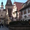 piazza antica a Rothenburg